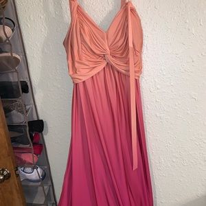Ombré maxi dress